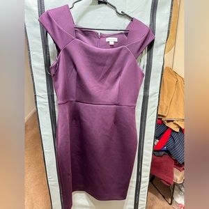 Calvin Klein plum dress, business casual